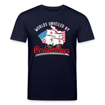 Von Kolumbus enthüllte Welten Indigene - Stanley/Stella Unisex Bio-T-Shirt CREATOR  - Navy - Vorne