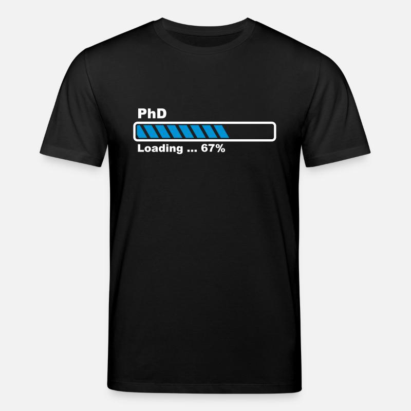 PhD barre loading - T-shirt bio CREATOR Stanley/Stella Unisexe - noir