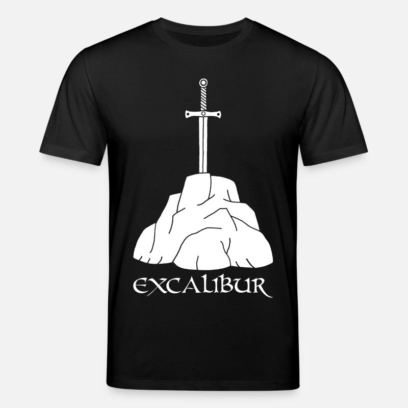 L'épée Excalibur (blanc) - T-shirt bio CREATOR Stanley/Stella Unisexe - noir