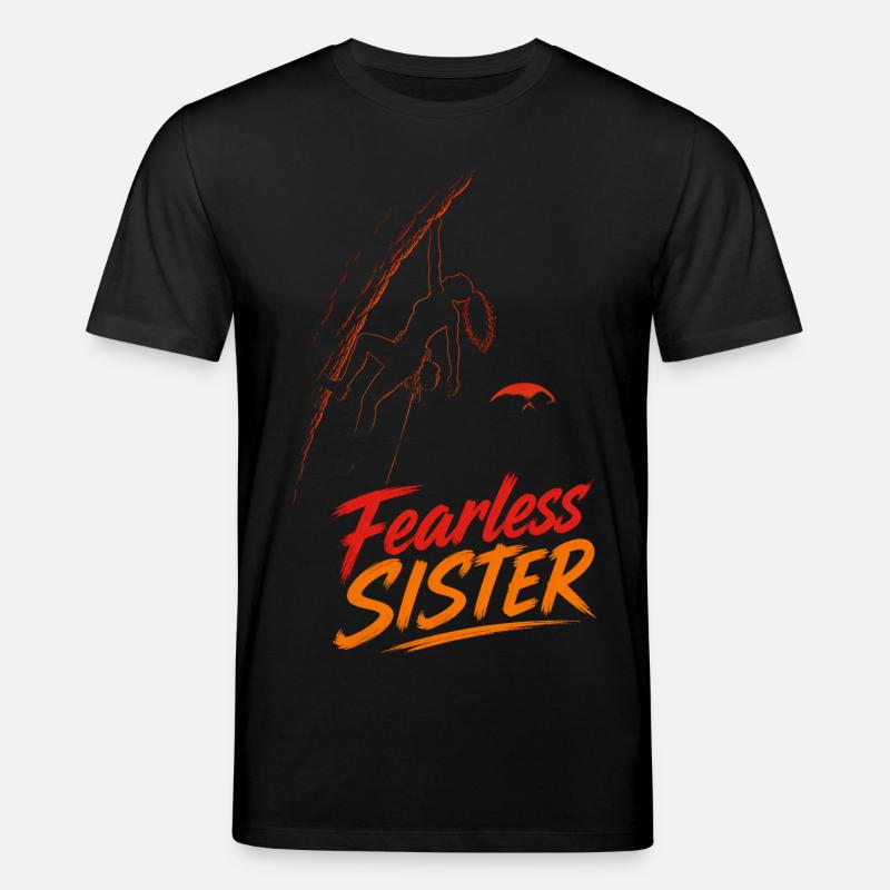 Sœur Intrépide – Grimper sans peur - T-shirt bio CREATOR Stanley/Stella Unisexe - noir
