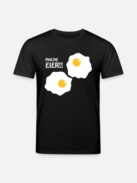 Mache Eier - Stanley/Stella Unisex Bio-T-Shirt CREATOR - Schwarz