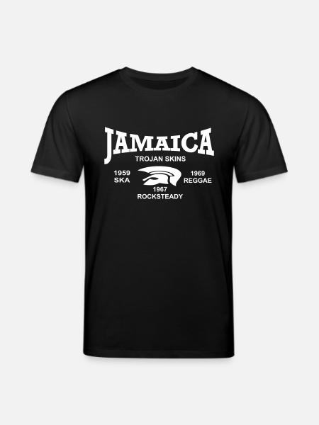 jamaica trojan skins - Stanley/Stella CREATOR Unisex Organic T-Shirt - black