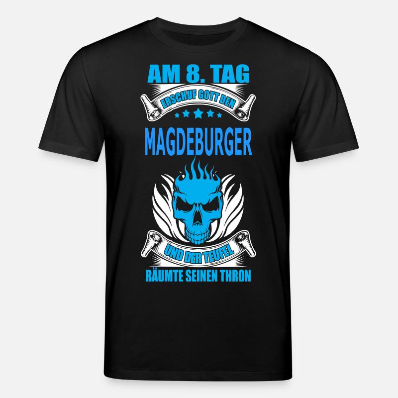 MAGDEBURGER - Stanley/Stella Unisex Bio-T-Shirt CREATOR  - Schwarz