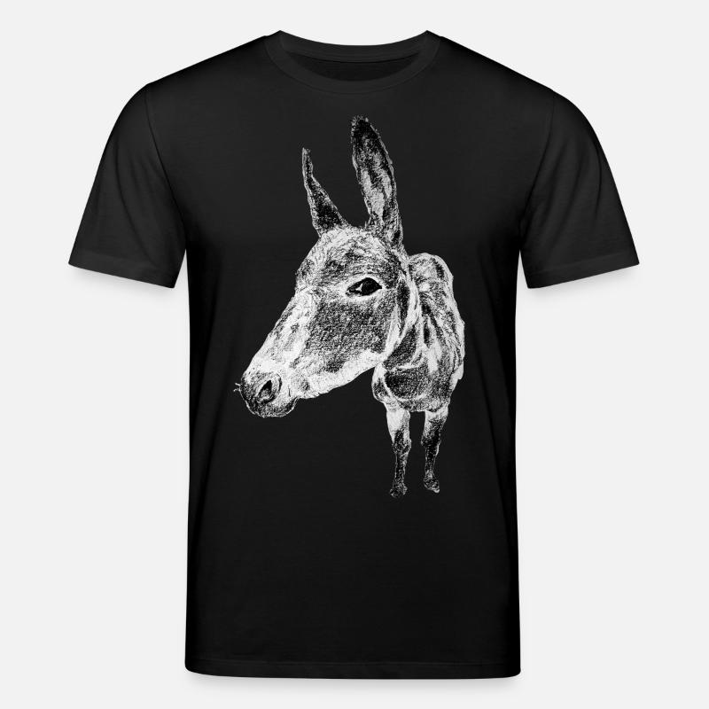 Esel - Stanley/Stella Unisex Bio-T-Shirt CREATOR  - Schwarz