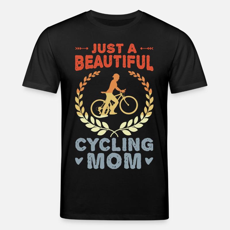Fahrrad Mutter - Stanley/Stella Unisex Bio-T-Shirt CREATOR  - Schwarz