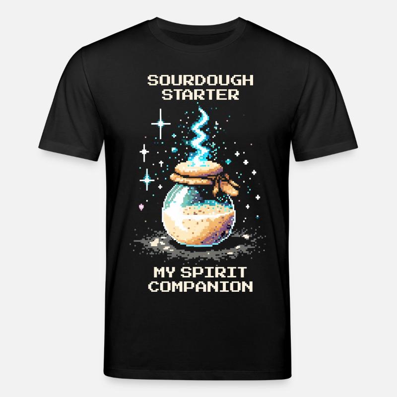 Sauerteig: Mein Seelengefährte | Brot backen - Stanley/Stella Unisex Bio-T-Shirt CREATOR  - Schwarz