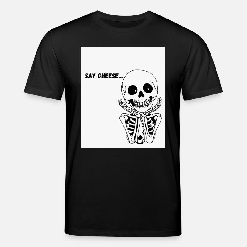 Skelett-Lächeln - Stanley/Stella Unisex Bio-T-Shirt CREATOR  - Schwarz