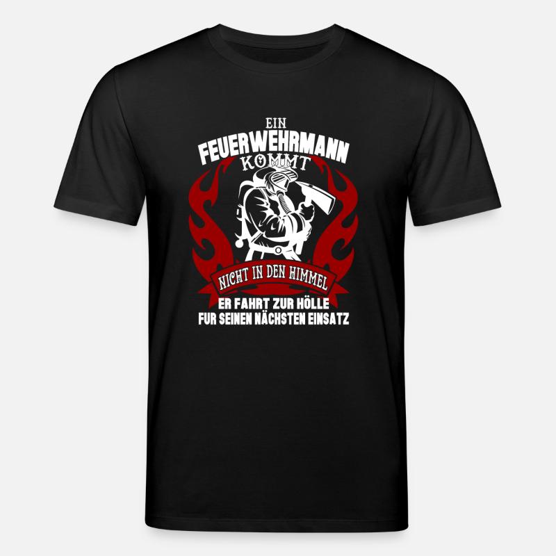 Feuerwehr - Stanley/Stella Unisex Bio-T-Shirt CREATOR  - Schwarz