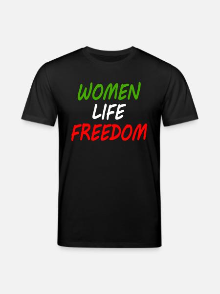 Women life freedom - Stanley/Stella CREATOR Unisex Organic T-Shirt - black