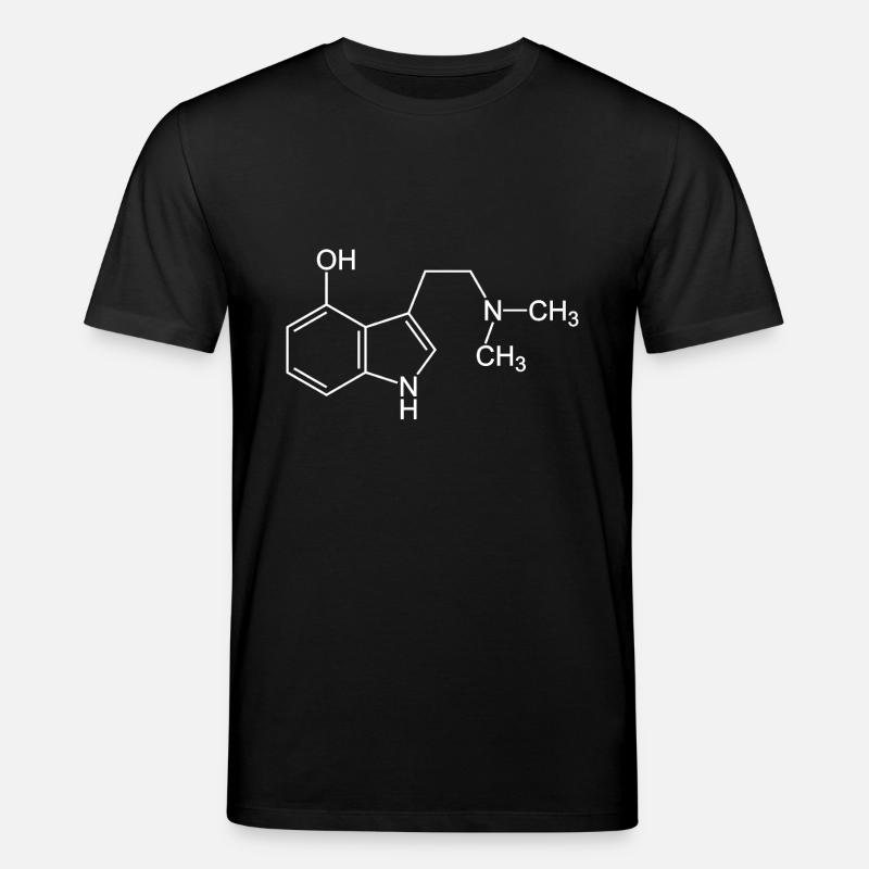 Psilocin Molecule - Stanley/Stella CREATOR Unisex Organic T-Shirt - black