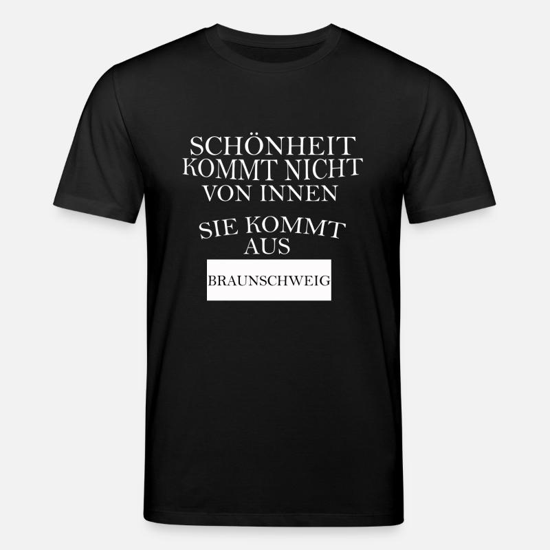 Braunschweig - Stanley/Stella Unisex Bio-T-Shirt CREATOR  - Schwarz