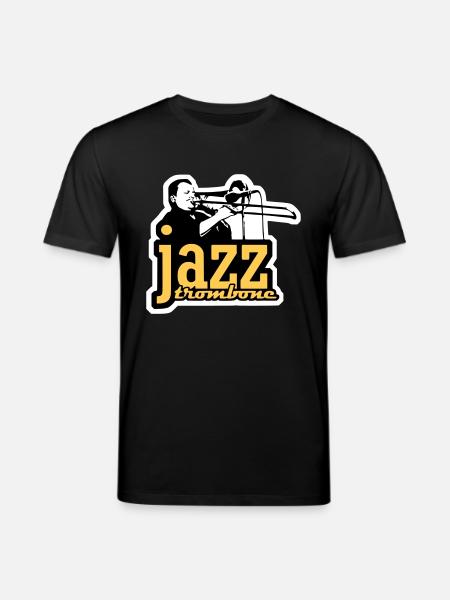 Jazz trombone - jazz trombone - Stanley/Stella CREATOR Unisex Organic T-Shirt - black