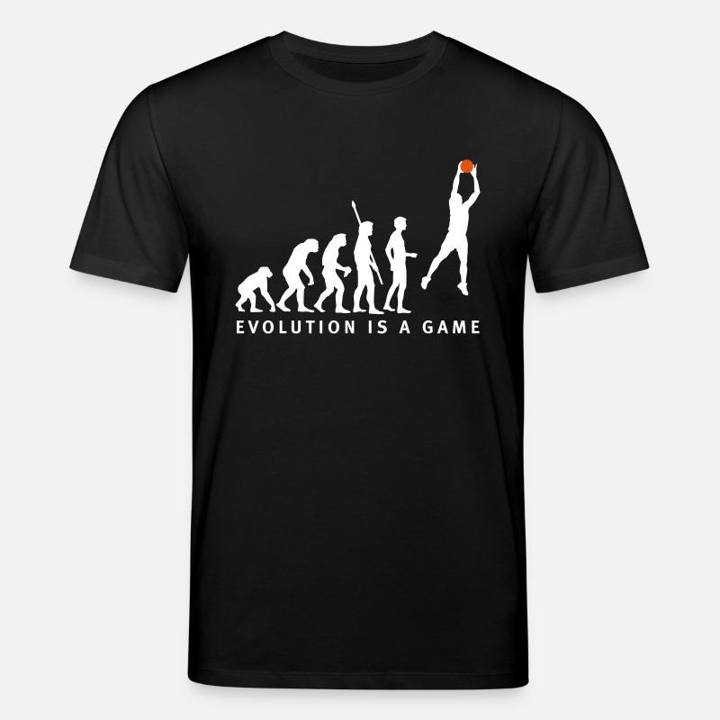 evolution_basketball_062011_b_2c - Stanley/Stella Unisex Bio-T-Shirt CREATOR  - Schwarz