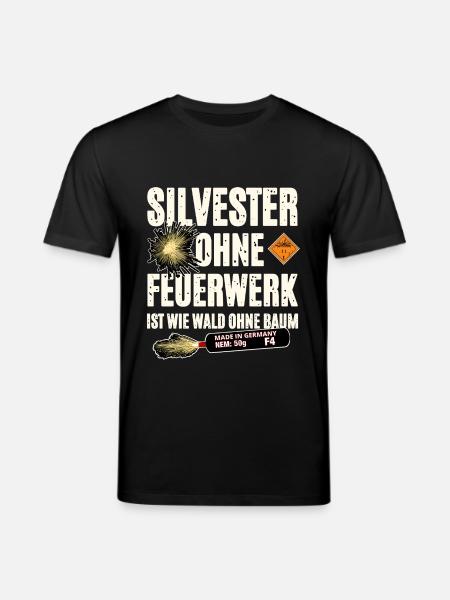 Pyro ohne Feuerwerk - Stanley/Stella Unisex Bio-T-Shirt CREATOR - Schwarz