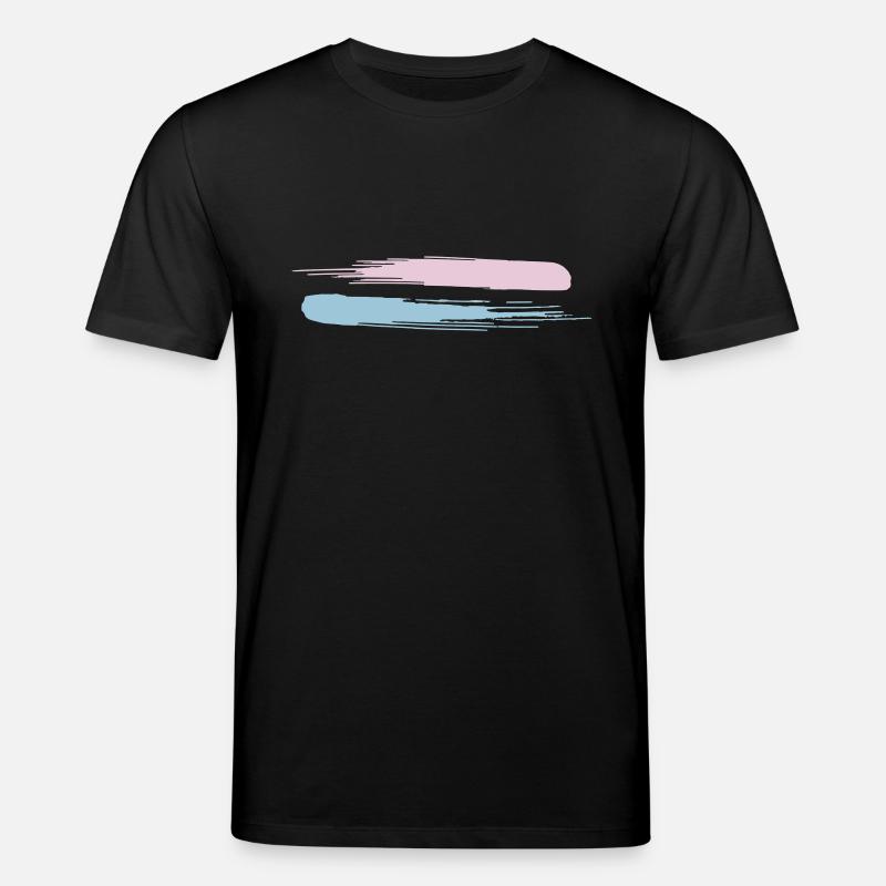 Striche Horizontal - Stanley/Stella Unisex Bio-T-Shirt CREATOR - Schwarz