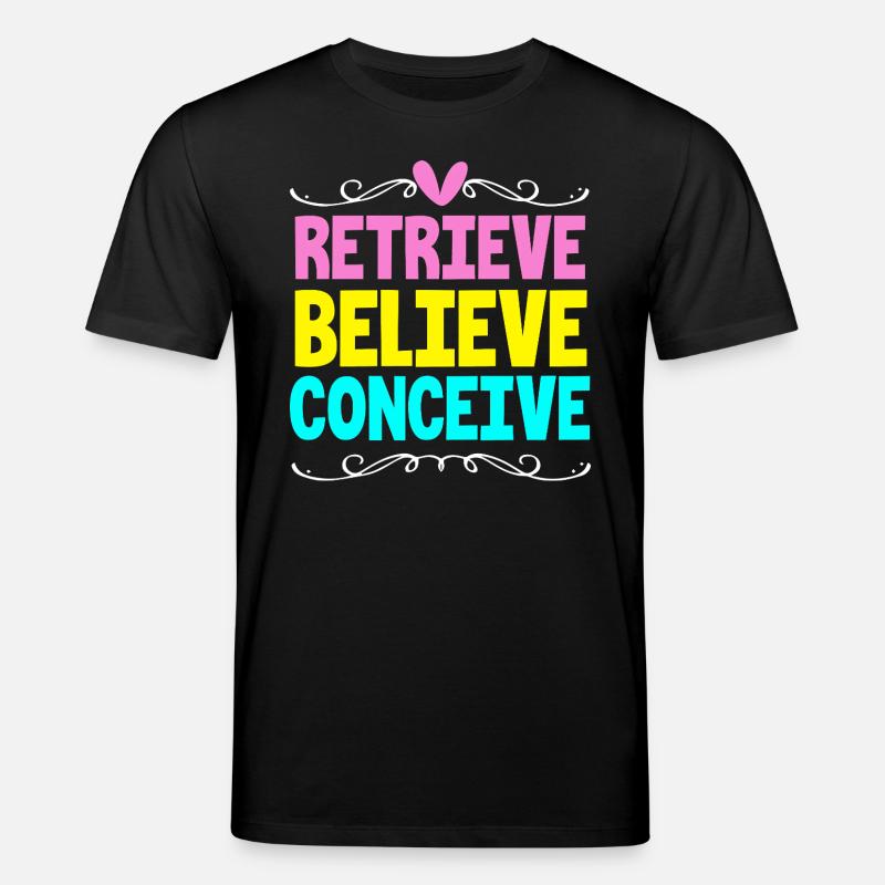 Transfert d’embryons de jour fœtus - T-shirt bio CREATOR Stanley/Stella Unisexe - noir