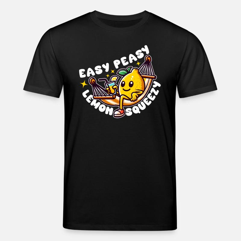 EASY PEASY LEMON SQUEEZY - T-shirt bio CREATOR Stanley/Stella Unisexe - noir