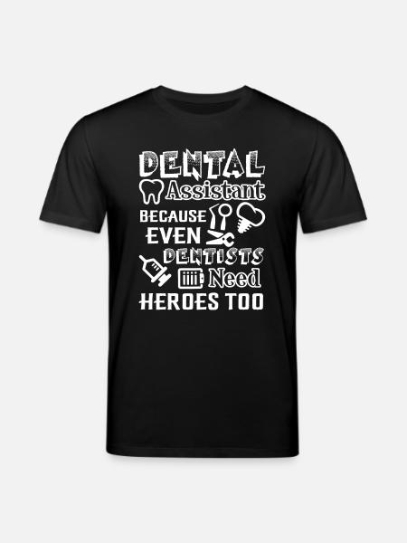 Assistant dentaire Dental Assistant Hero - T-shirt bio CREATOR Stanley/Stella Unisexe - noir