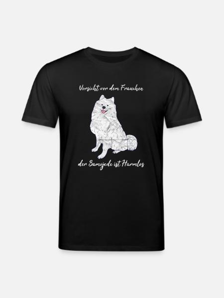 Samojede Hund - Stanley/Stella Unisex Bio-T-Shirt CREATOR - Schwarz