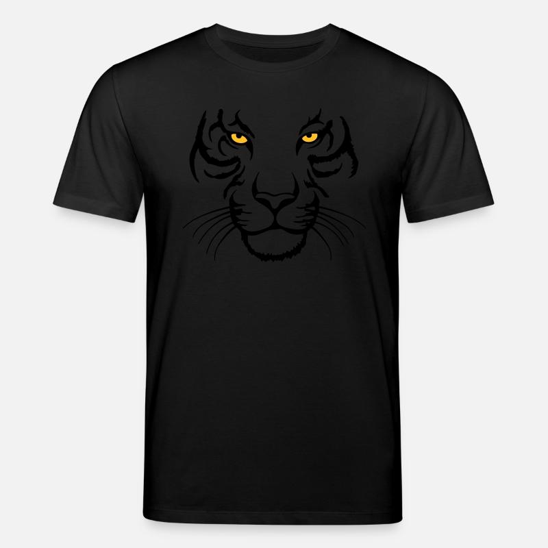 Tiger visage - T-shirt bio CREATOR Stanley/Stella Unisexe - noir