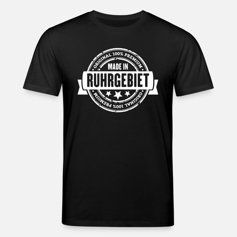 Made in Ruhrgebiet - Stanley/Stella Unisex Bio-T-Shirt CREATOR  - Schwarz