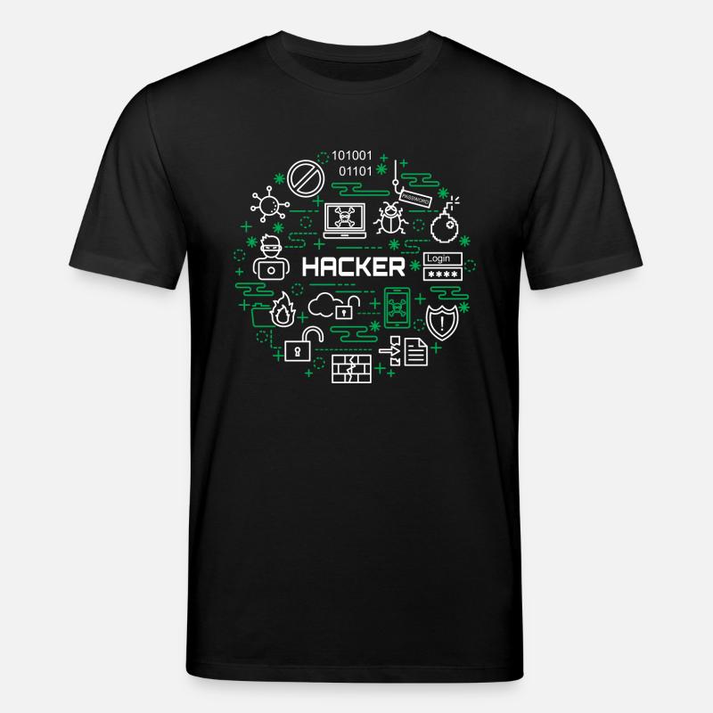 Hacker - T-shirt bio CREATOR Stanley/Stella Unisexe - noir