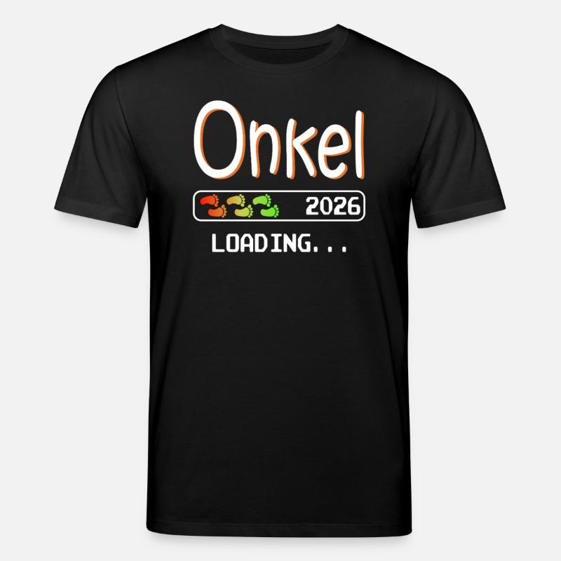 Werdender Onkel 2026 loading ich werde Onkel - Stanley/Stella Unisex Bio-T-Shirt CREATOR - Schwarz