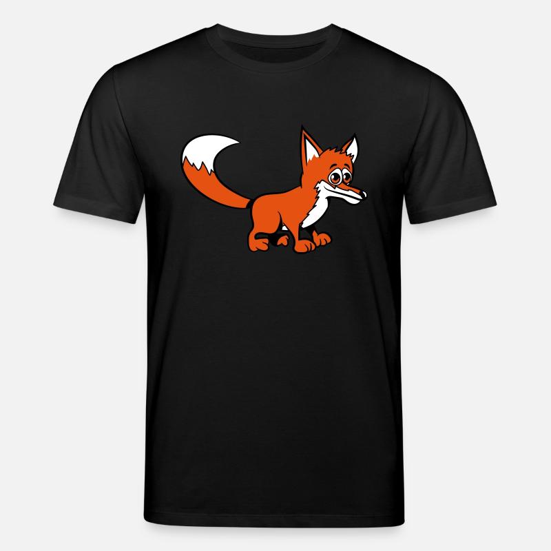 Fuchs süss - Stanley/Stella Unisex Bio-T-Shirt CREATOR  - Schwarz