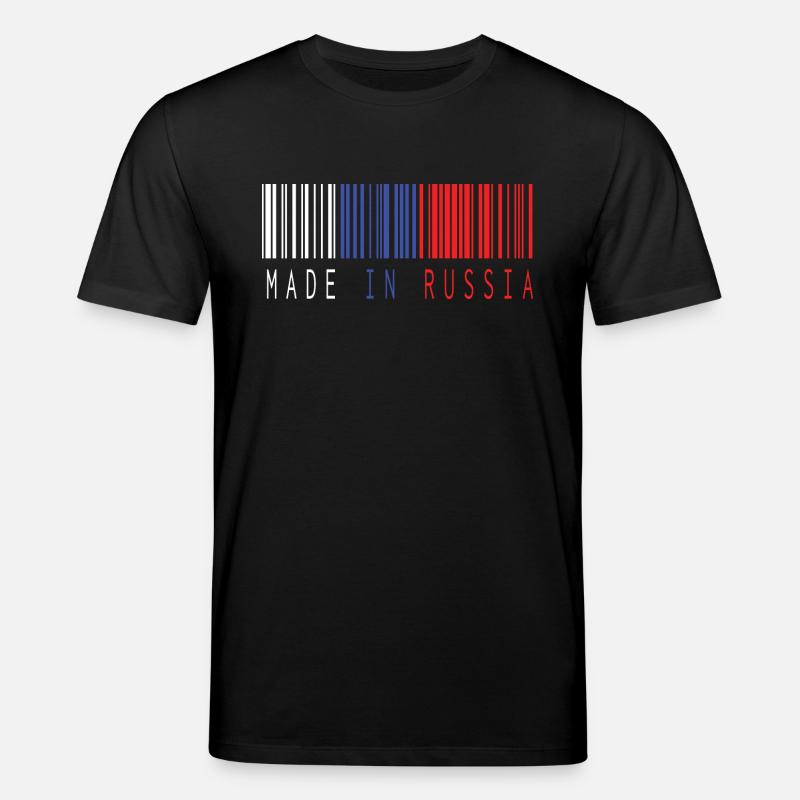 FAIT EN RUSSIE BARCODE - T-shirt bio CREATOR Stanley/Stella Unisexe - noir
