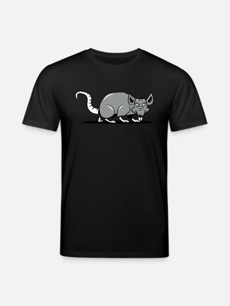 Rat evil sneak - Stanley/Stella CREATOR Unisex Organic T-Shirt - black