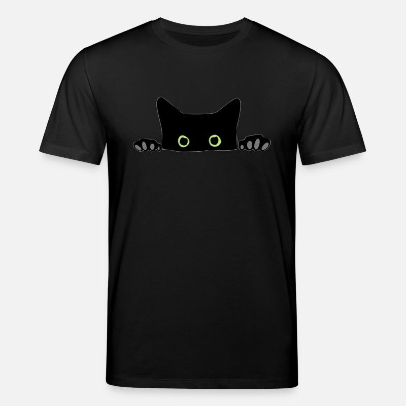 Katze - Stanley/Stella Unisex Bio-T-Shirt CREATOR  - Schwarz