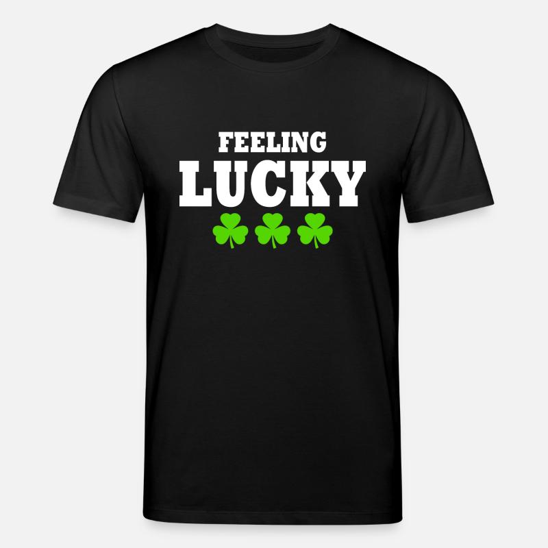 feeling lucky - Stanley/Stella Unisex Bio-T-Shirt CREATOR  - Schwarz
