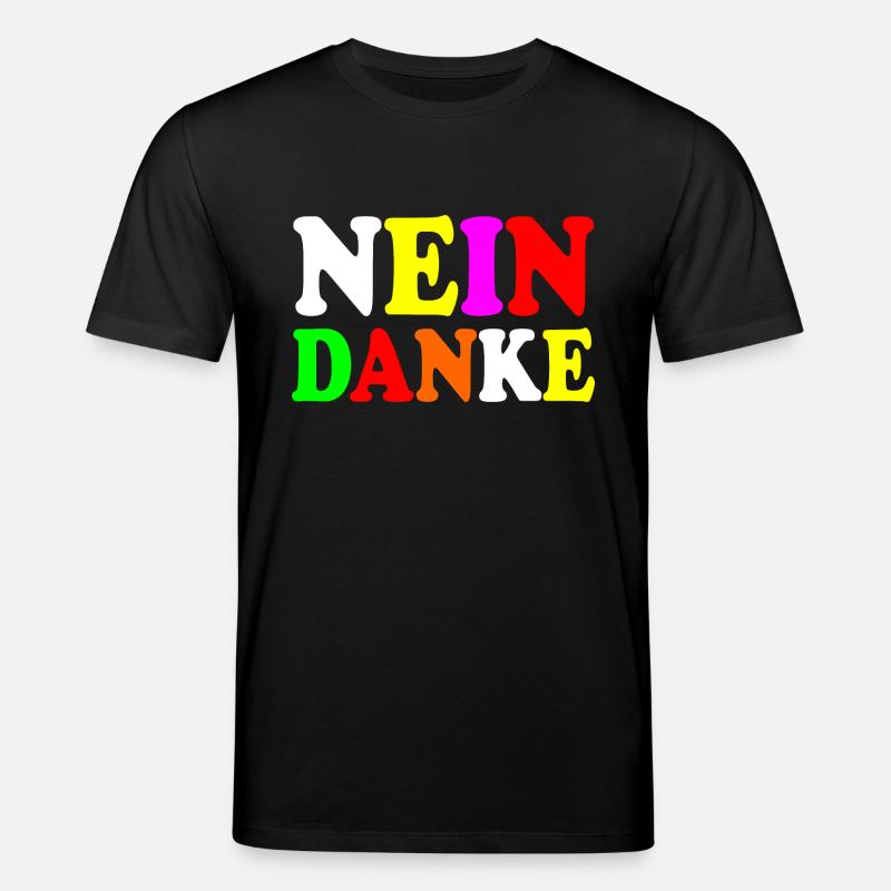 Nein danke - Stanley/Stella Unisex Bio-T-Shirt CREATOR  - Schwarz