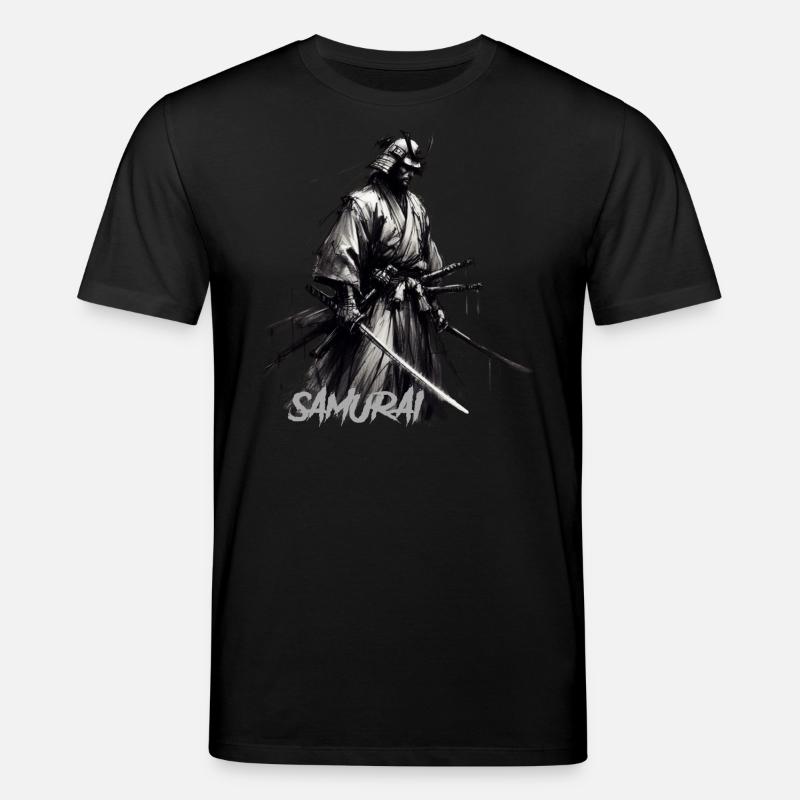 Samuraj - Ekologiczna koszulka typu unisex Stanley/Stella CREATOR - czarny