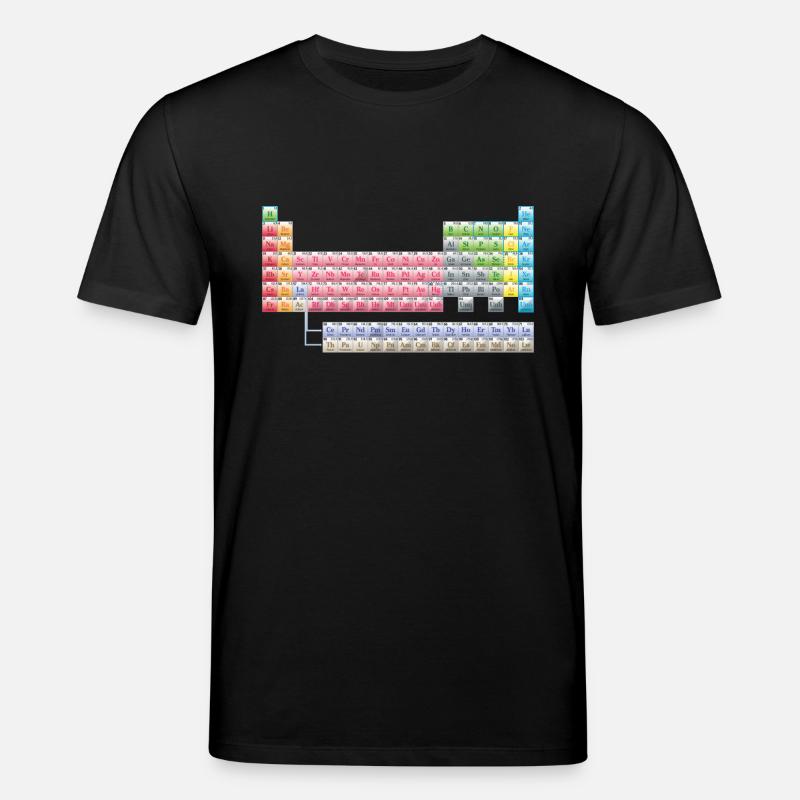 Mendeleiev - T-shirt bio CREATOR Stanley/Stella Unisexe - noir