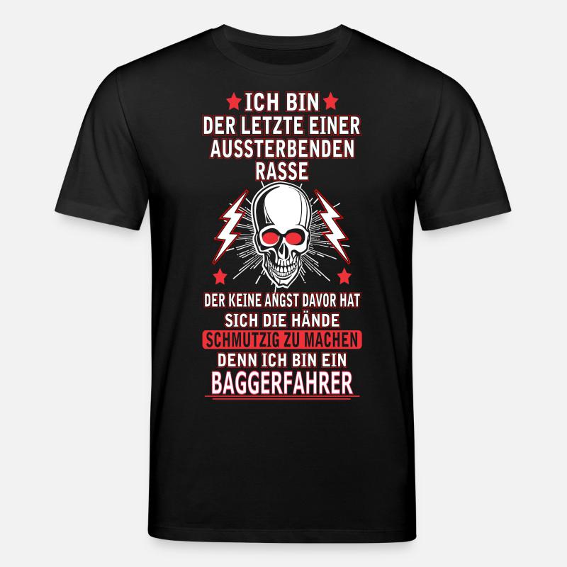 BAGGERFAHRER - Stanley/Stella Unisex Bio-T-Shirt CREATOR  - Schwarz