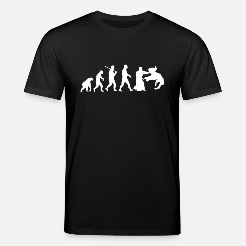 Evolution: Aïkido - Stanley/Stella Unisex Bio-T-Shirt CREATOR  - Schwarz
