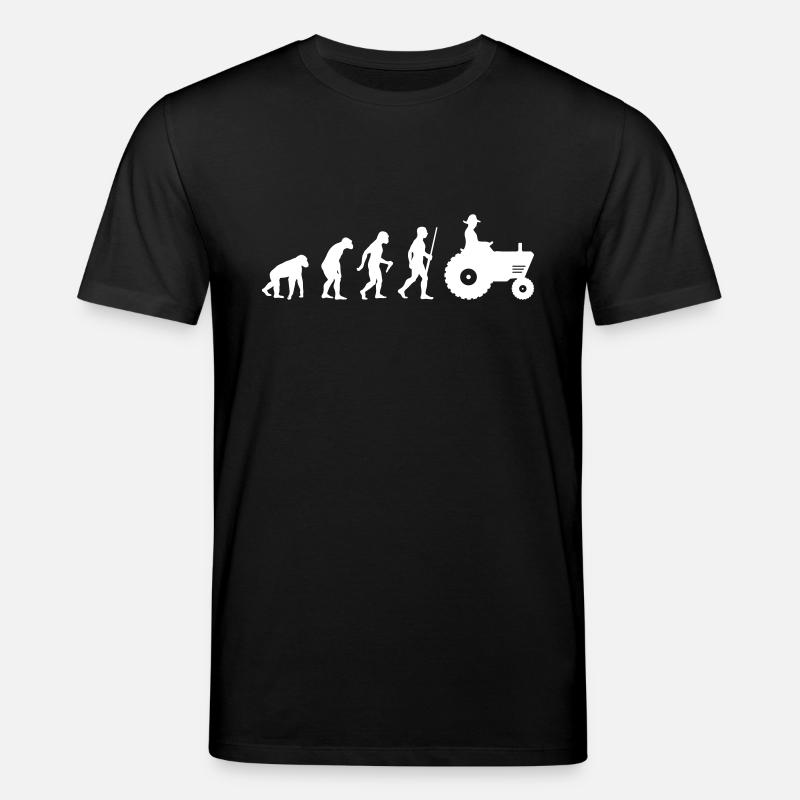 Farmer Evolution - Stanley/Stella Unisex Bio-T-Shirt CREATOR  - Schwarz