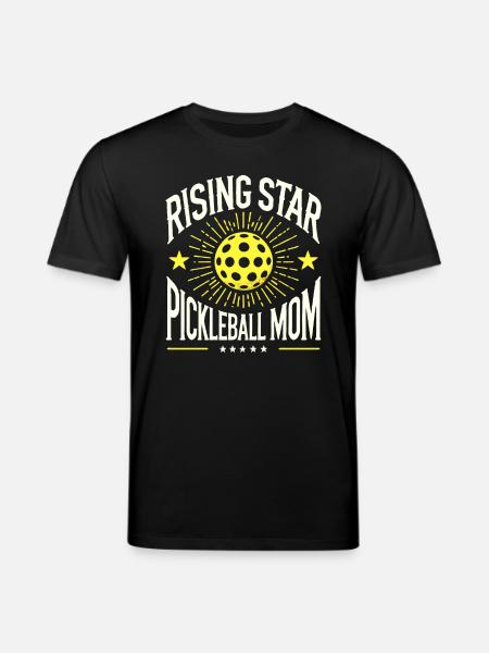 Rising Star Pickleball Mom - Stanley/Stella CREATOR Unisex Organic T-Shirt - black