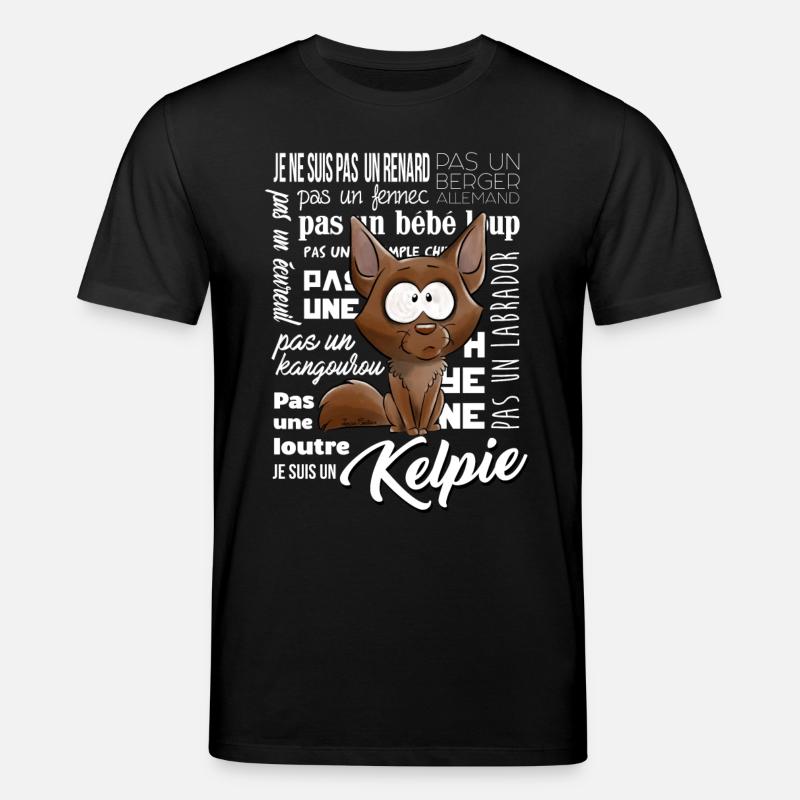 Ich bin ein Kelpie - Stanley/Stella Unisex Bio-T-Shirt CREATOR - Schwarz