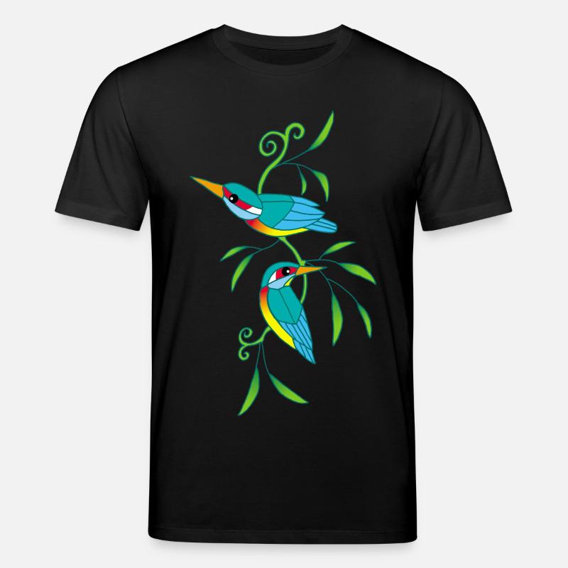 Oiseaux et nature - T-shirt bio CREATOR Stanley/Stella Unisexe - noir