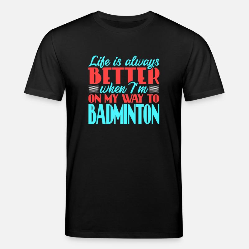 badminton - T-shirt bio CREATOR Stanley/Stella Unisexe - noir
