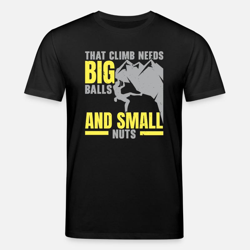 Boulderer Rock Climber Alpinistes Bloc - T-shirt bio CREATOR Stanley/Stella Unisexe - noir