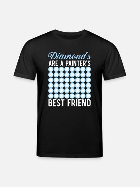 Diamond Painting Tools Diamond Painter - Stanley/Stella CREATOR Unisex Organic T-Shirt - black