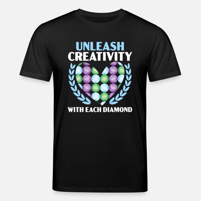 Diamantmalerei Handwerkszeug Diamantmaler - Stanley/Stella Unisex Bio-T-Shirt CREATOR  - Schwarz