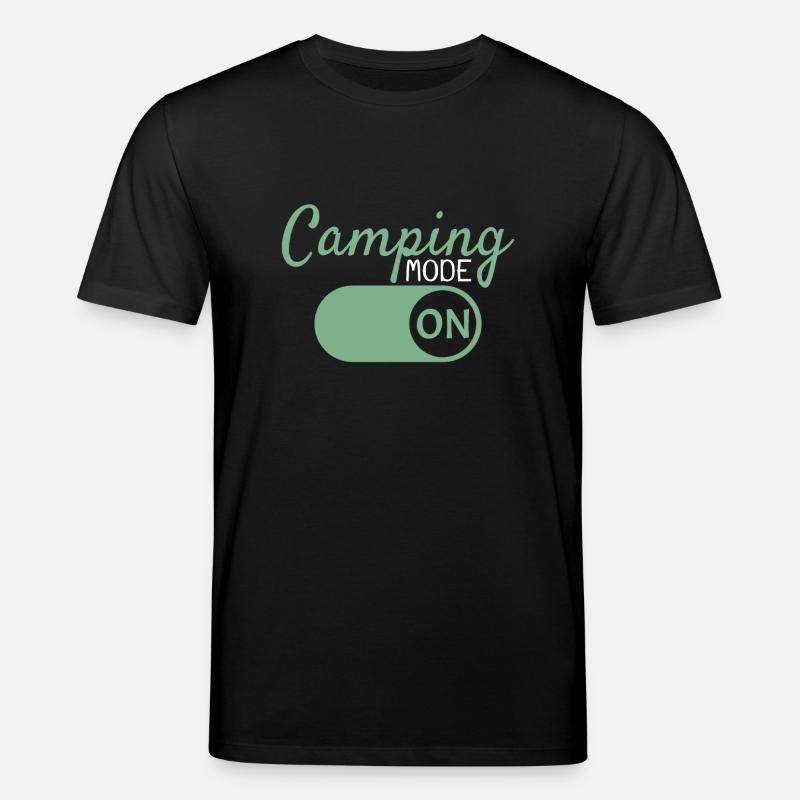 Camping Mode On - Stanley/Stella Unisex Bio-T-Shirt CREATOR  - Schwarz