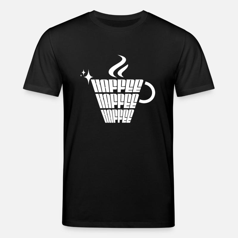 Kaffee Kaffee Kaffee - Stanley/Stella Unisex Bio-T-Shirt CREATOR  - Schwarz