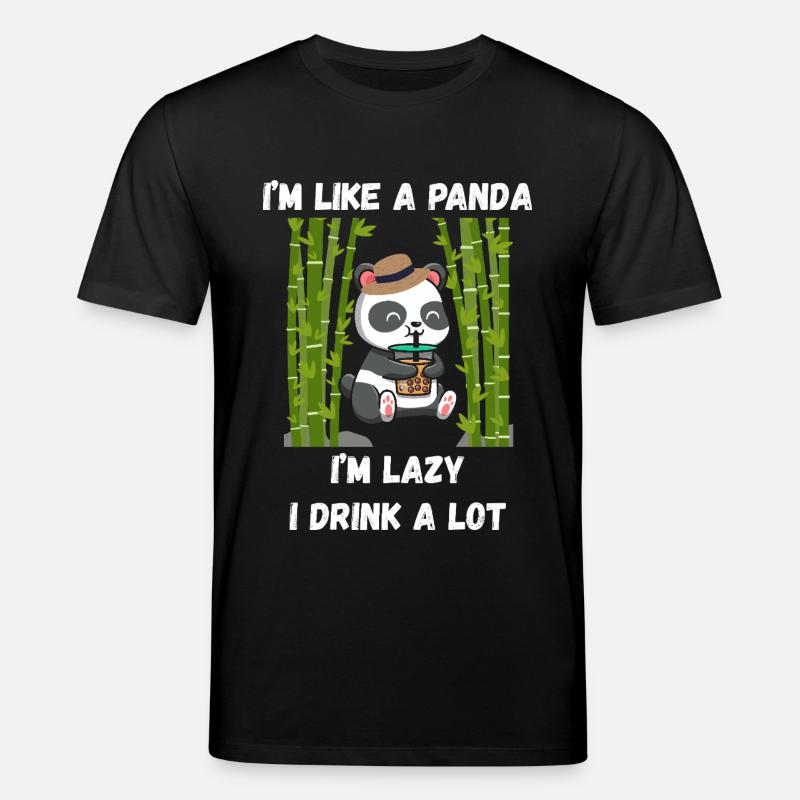 Lazy-Panda-Modus - Stanley/Stella Unisex Bio-T-Shirt CREATOR  - Schwarz