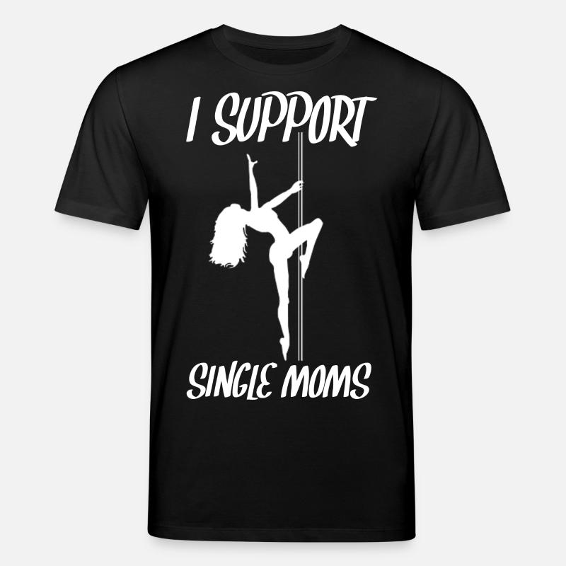 I SUPPORT SINGLE MOMS - Stanley/Stella Unisex Bio-T-Shirt CREATOR  - Schwarz