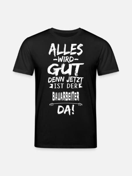 BAUARBEITER - Stanley/Stella Unisex Bio-T-Shirt CREATOR  - Schwarz